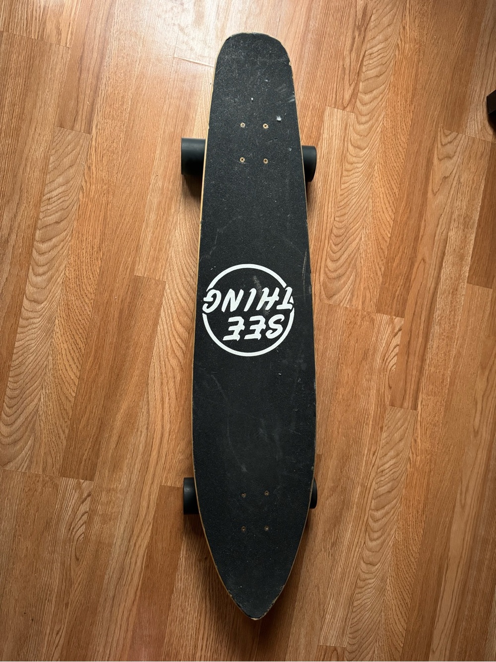 Black Ocean Graphic Longboard - SEETHING brand